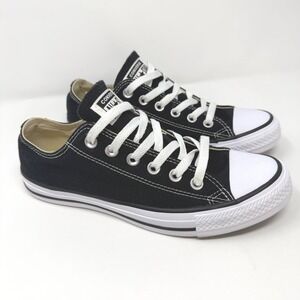 Converse Chuck Taylor All Star Low Top Black White Sneakers Womens 8 Mens 6